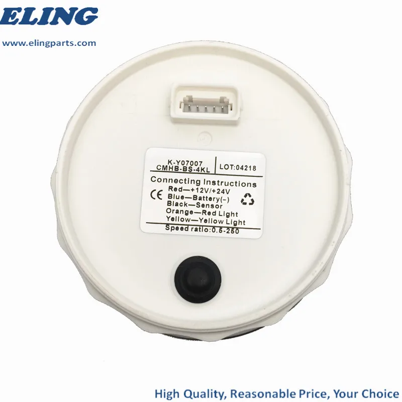 KUS гарантировано 85 мм Тахометр RPM датчик с часовым измерителем 4000 об/мин 12В/24В