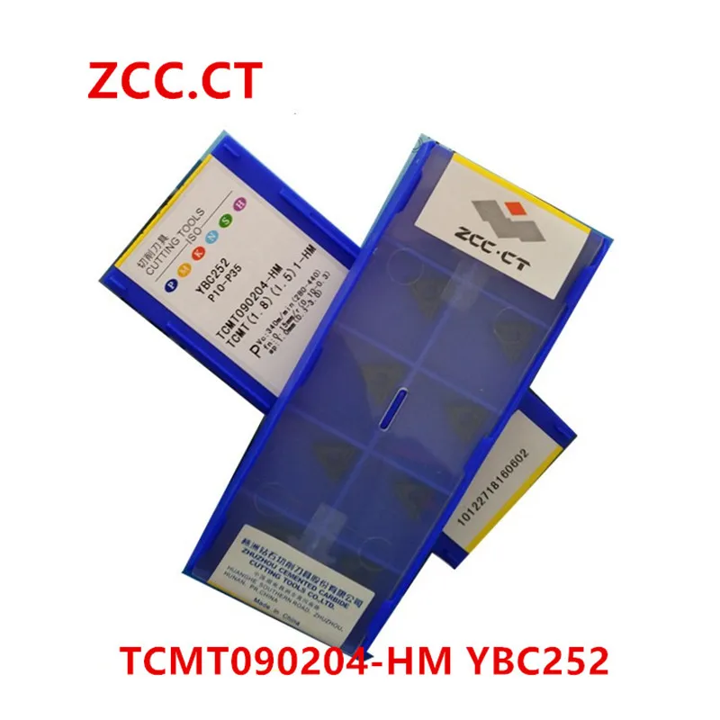 ZCC.CT 30P TCMT110204-EM  YBG205 Indexable turning tool Insert CNC Carbide
