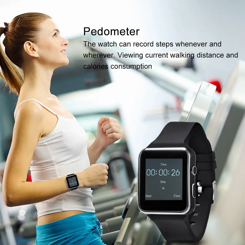 

X6 Smart Watch with Camera Touch Screen Support SIM TF Card Bluetooth Smartwatch for iPhone Xiaomi Android Phone