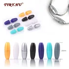 Пластиковые застежки-карабины для прорезывания зубов, 50 пар