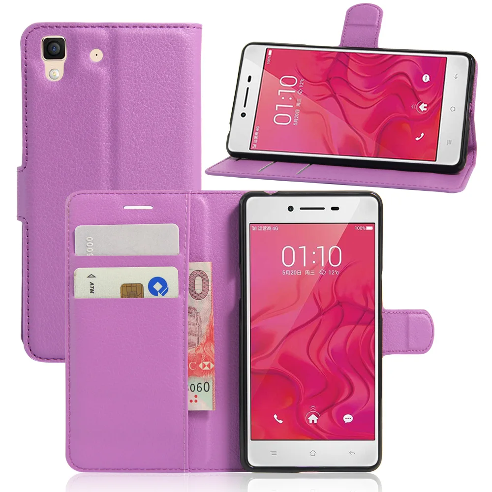 Мобильный Телефонные Чехлы для OPPO R7 случае раскладушка флип PU покрытие края