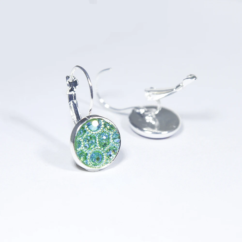 Трендовые массивные серьги Drusy серьги с кристаллами для женщин Висячие висячие серьги свисающие серьги Современные Простые ювелирные изделия