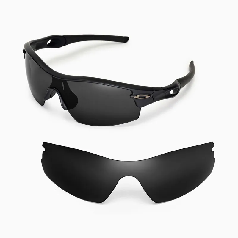 Walleva Polarized Black Replacement Lenses for Oakley Radar Pitch Sunglasses | Аксессуары для одежды