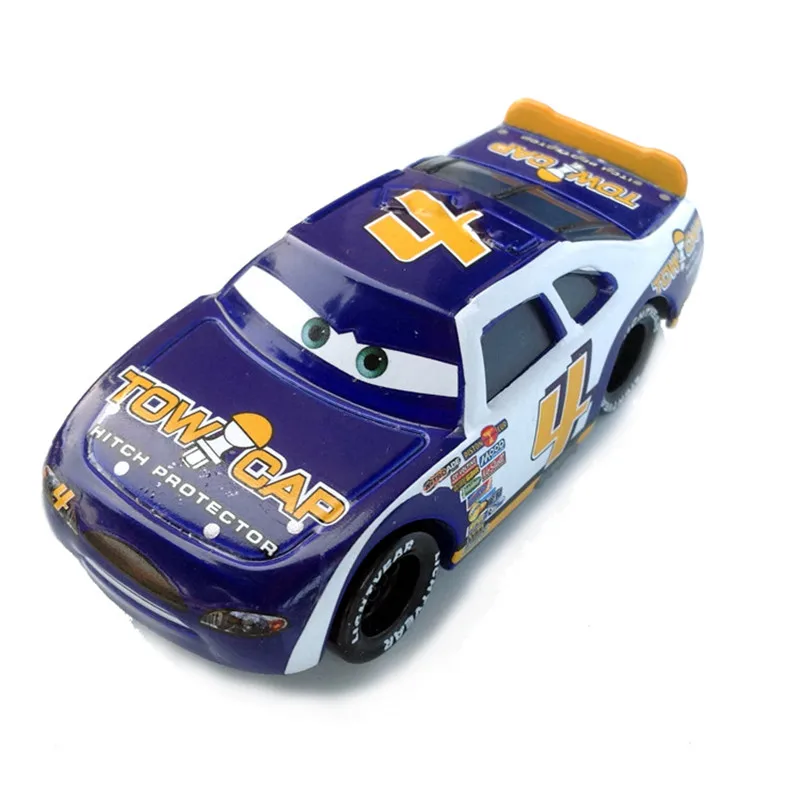 100% Оригинальные Pixar Автомобили № 4 Tow Кепки Литье металла McQueen Металл игрушечных