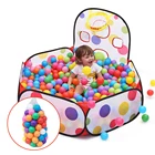 50 шт.лот экологичный мягкий пластиковый шар для океанской волны, разноцветный шар для бассейна, забавные детские мячи для плавания, Детские Цветные мячи, игрушки