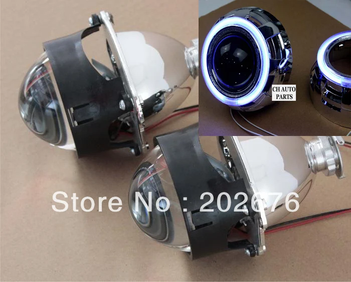 DLAND 3 0 дюймов авто HID BI-XENON объектив проектора H1 V2 с CCFL ANGEL EYE и инвертором простая