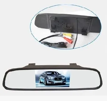 Бесплатная доставка 4 3 &quotдюймовый TFT Автомобильный ЖК-дисплей заднего вида DVD