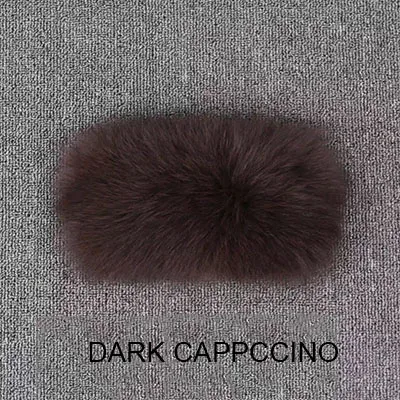dark cappuccino Женское пальто из натурального меха, жилет из натурального Лисьего меха на молнии, капюшон из лисьего меха, теплое зимнее пальто, роскошный жилет из натурального Лисьего меха - Цвет: dark cappuccino