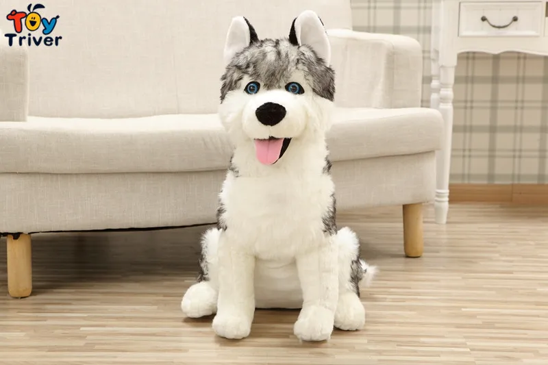 Милый Волк Собака Хаски плюшевые игрушки животные куклы дети детские для малышей