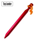 Ультралегкие колышки для палатки, алюминиевые легкие металлические гвозди для брезента, навес для кемпинга на открытом воздухе, аксессуары для палатки