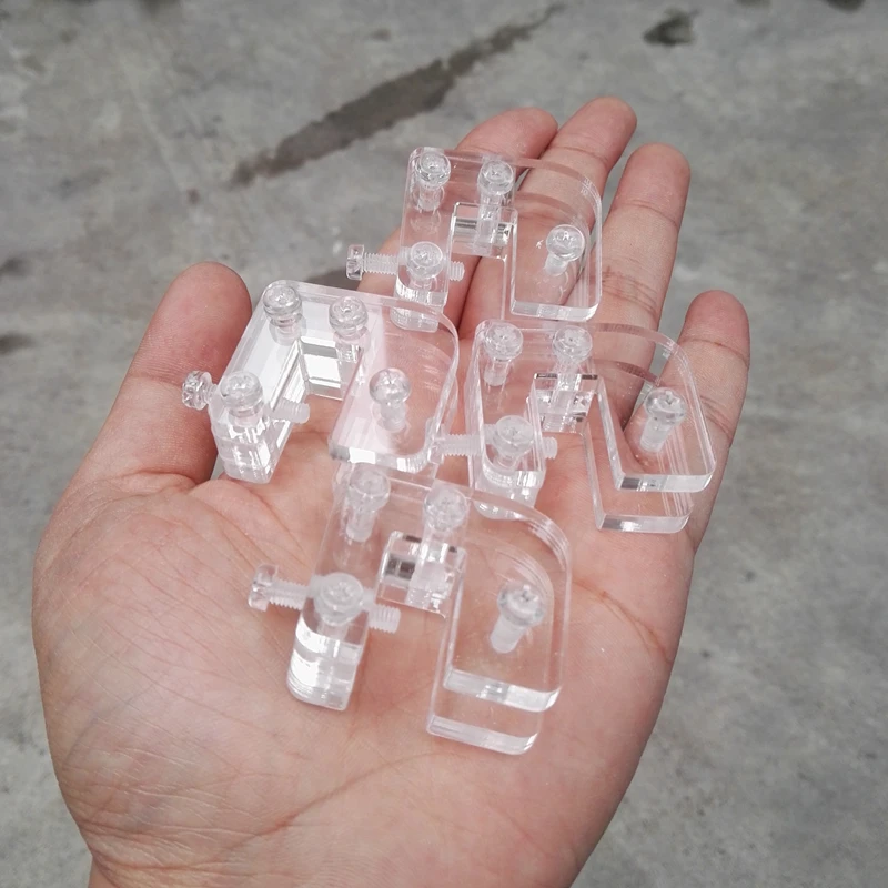 Акриловый клипборд для аквариума зажим диафрагмы 4 шт. аксессуары фиксатор