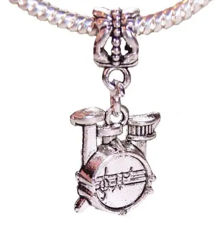 Винтажная Серебряная лошадь слон рыболовная Рыба сердце ангел барабан дерево и