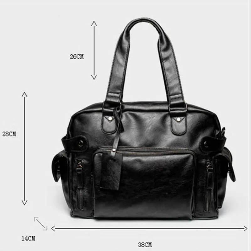 

Business Male Bolsa High Quality Leather Men Messenger Bags Large Capacity Handbags Waterproof Laptop Bag Mulitfunction Hot Sale