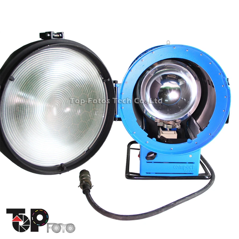 ALUMOTECH PRO 6000W 120V Fresnel HMI дневсветильник 4/6K балласт + 7M кабель для видеостудии камера