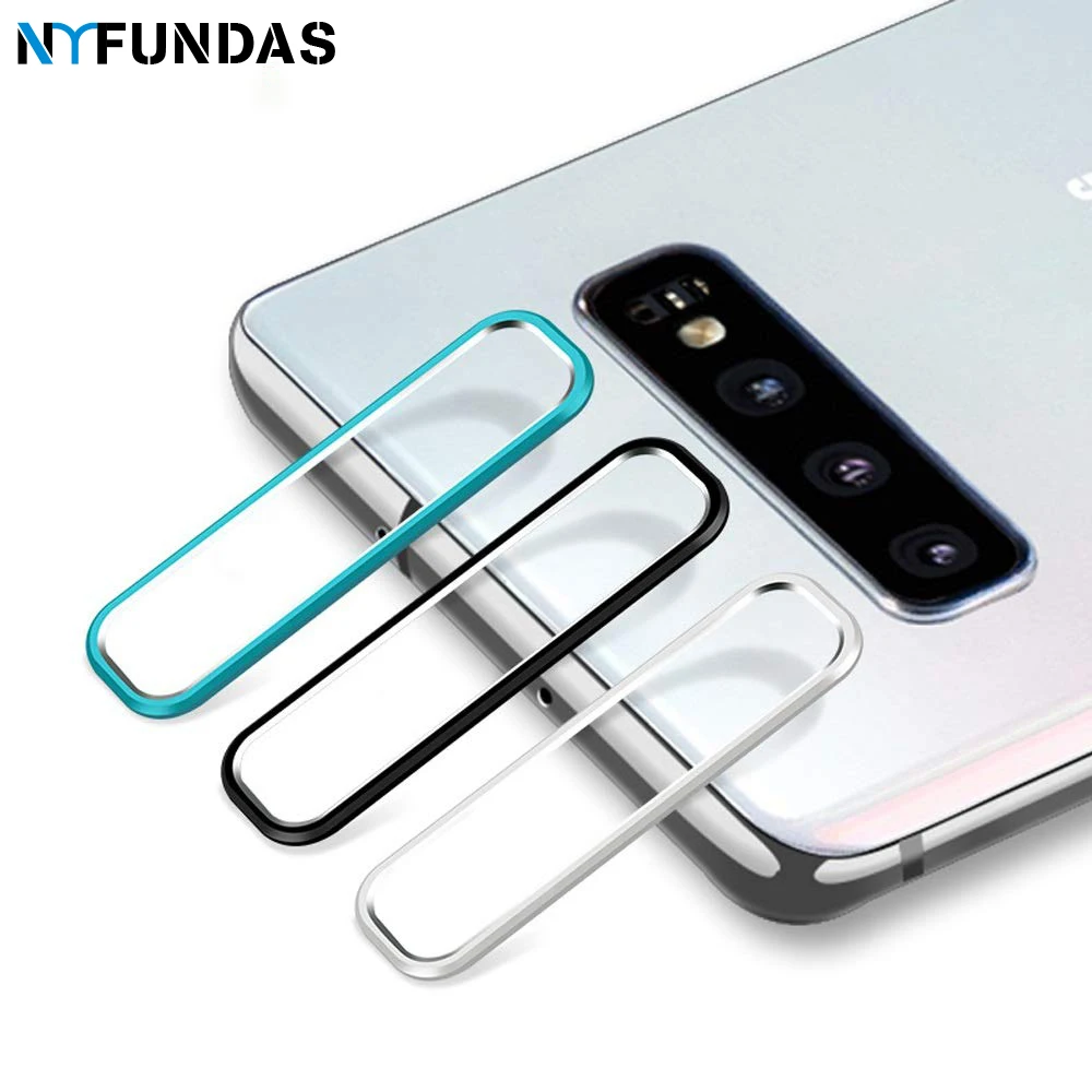 NYFundas для Samsung Galaxy S10 Plus + объектив закаленное стекло задняя камера металлическая