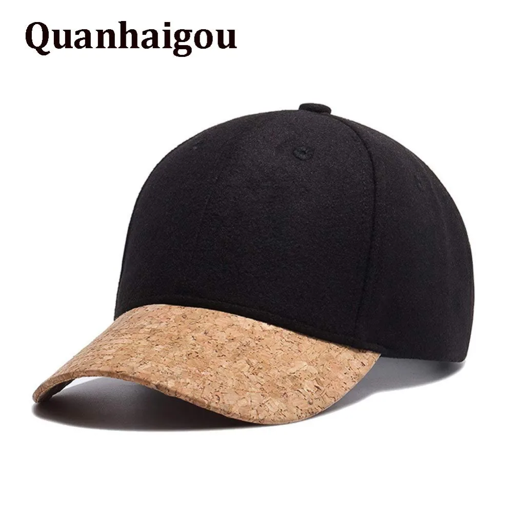 Брендовая мужская шерстяная шляпа Snapback регулируемая бейсбольная кепка с