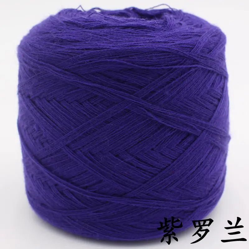 purple 250 г/шт. неотбеленная оригинальная экологическая здоровая 70% шерстяная вязанная Пряжа Детская натуральная мягкая пряжа для вязания крючком - Цвет: purple