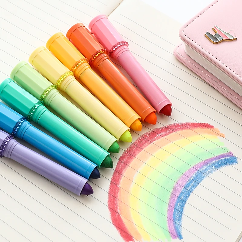 10 штук упак. Твердые гелевые хайлайтеры палка сухая хайлайтер струйная