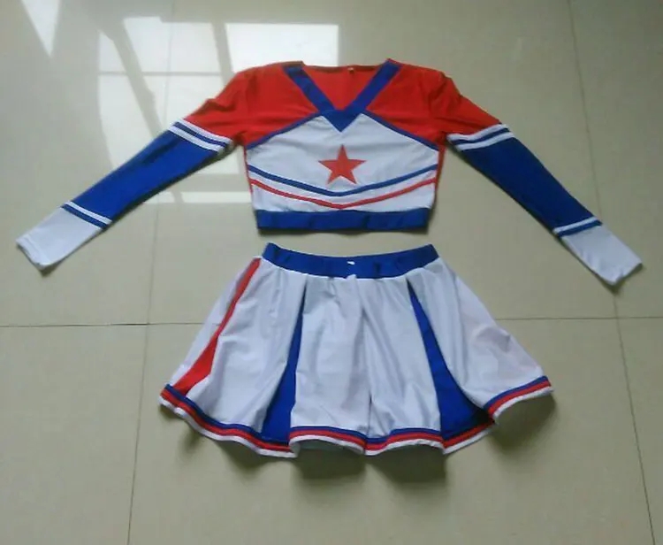 Униформа для девочек соревнований болельщиков униформа школьной команды