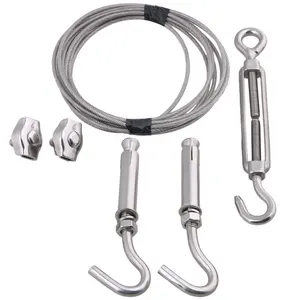 304 нержавеющая сталь M3 300 см трос набор с пластиковой упаковкой для высушивания или натяжения на открытом воздухе