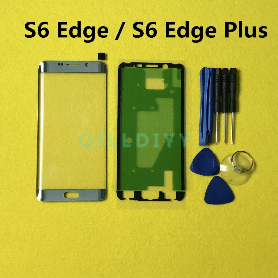 Сменная панель сенсорного экрана для Samsung Galaxy S6 Edge Plus + G928 G928F G925 G925F внешнее стекло