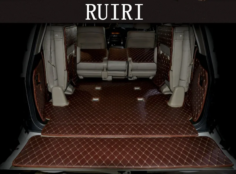 Полный комплект автомобильных напольных ковриков + Комплект для багажника Toyota Land