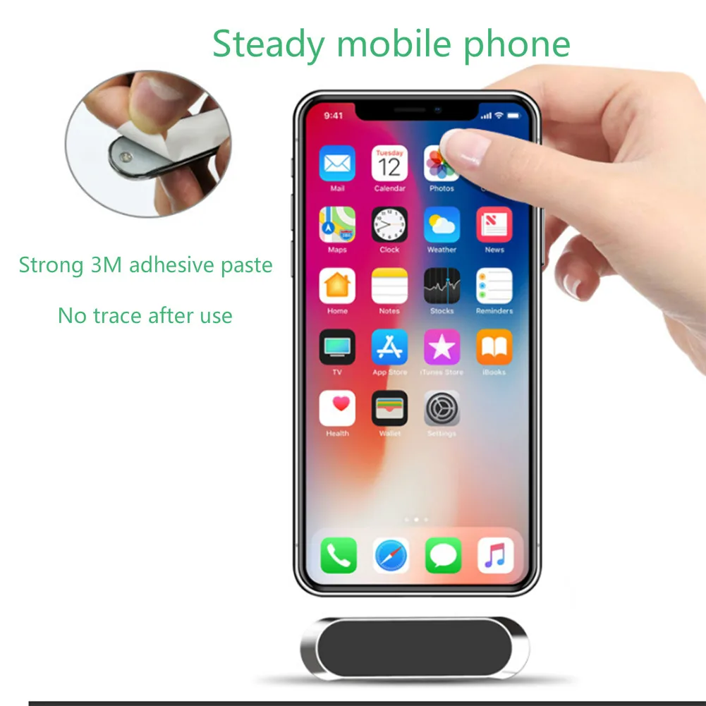 Мини магнитный автомобильный держатель для телефона samsung S10 5G Air Vent плоская поверхность на приборной панели Магнитная подставка для iPhone X XS Max XR 8 7