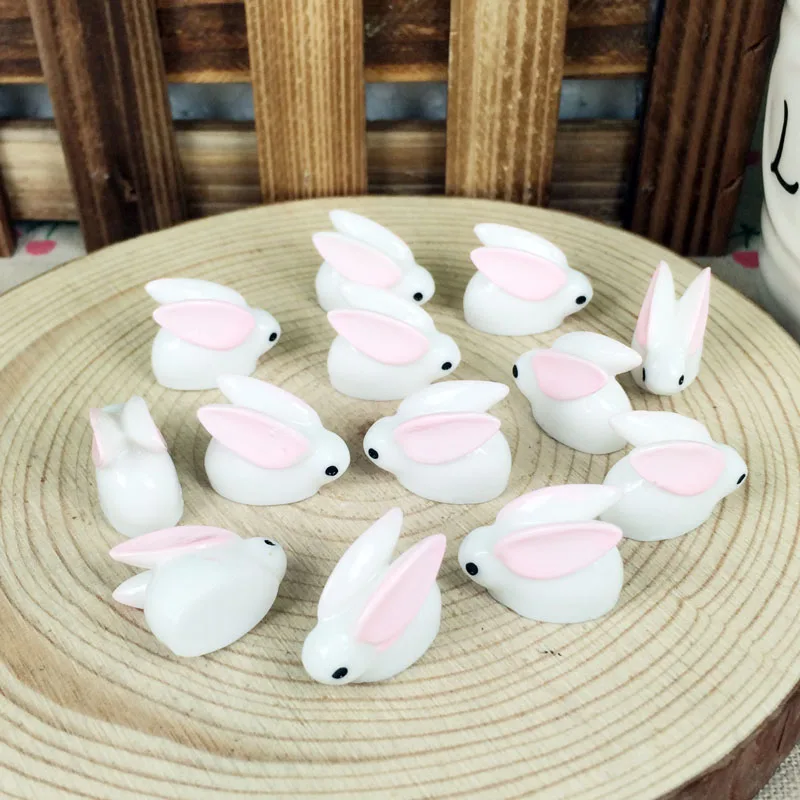 10 шт. сказочные садовые миниатюры статуэтки террариума кролик сделай сам Kawai