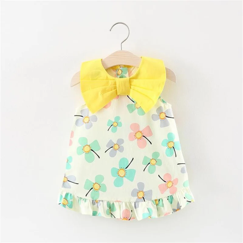 0-3 years Toddler Cute Dresses Summer dress For Girl Kids Clothing 2018 Fashion One Piece Romper Baby Newborn Tops Dress Clothes