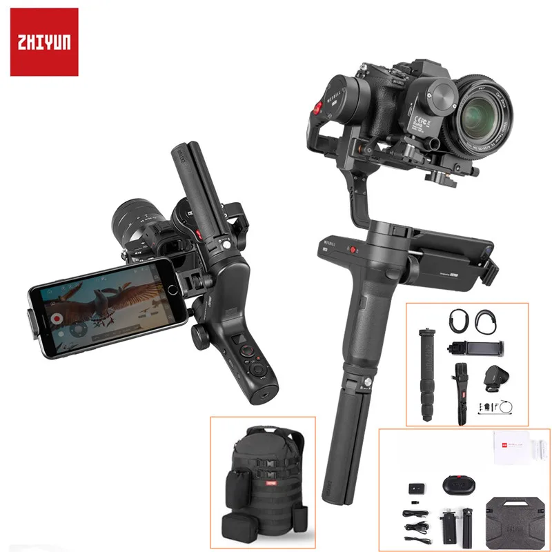 Master Package Zhiyun weebill лаборатории 3-осевой OLED Дисплей ручной шарнирный стабилизатор для камеры GoPro для sony Panasonic GH5s беззеркальных Камера с фокусом Управление - Цвет: Master Package