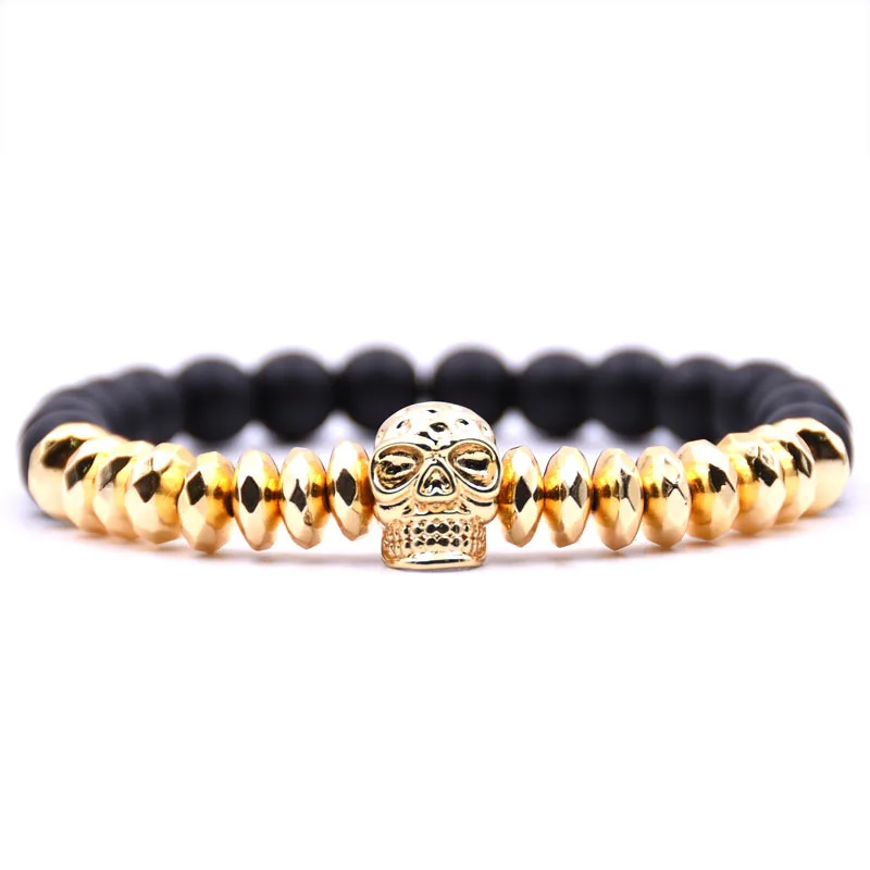 Мужской браслет с черепом для женщин мужчин ювелирные изделия Pulseras Mujer