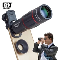 Apexel 18X телескоп зум Объективы для телефонов для iphone Samsung смартфонов Универсальный зажим телефон Объектив для камеры со штативом 18 xtzj