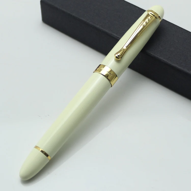 Jinhao X450 авторучка 18KGP перо с широким основанием красный бордовый рисунок тумана 22
