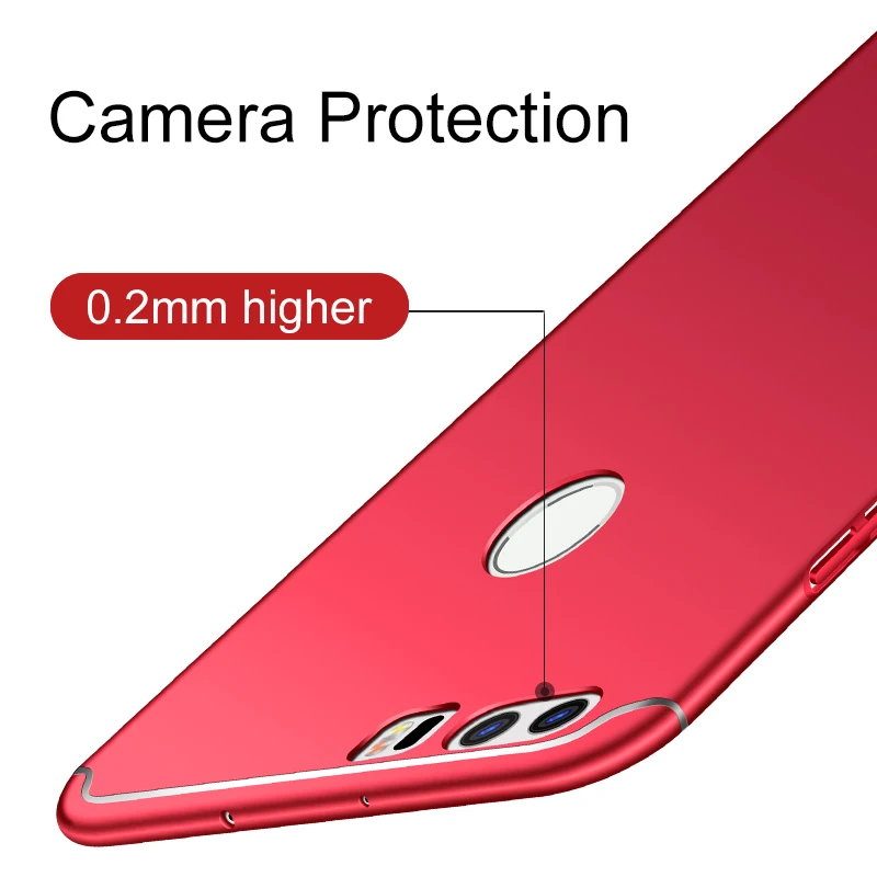 MAKAVO для huawei Honor 8 чехол из матового поликарбоната Жесткий Чехол уникальный корпус