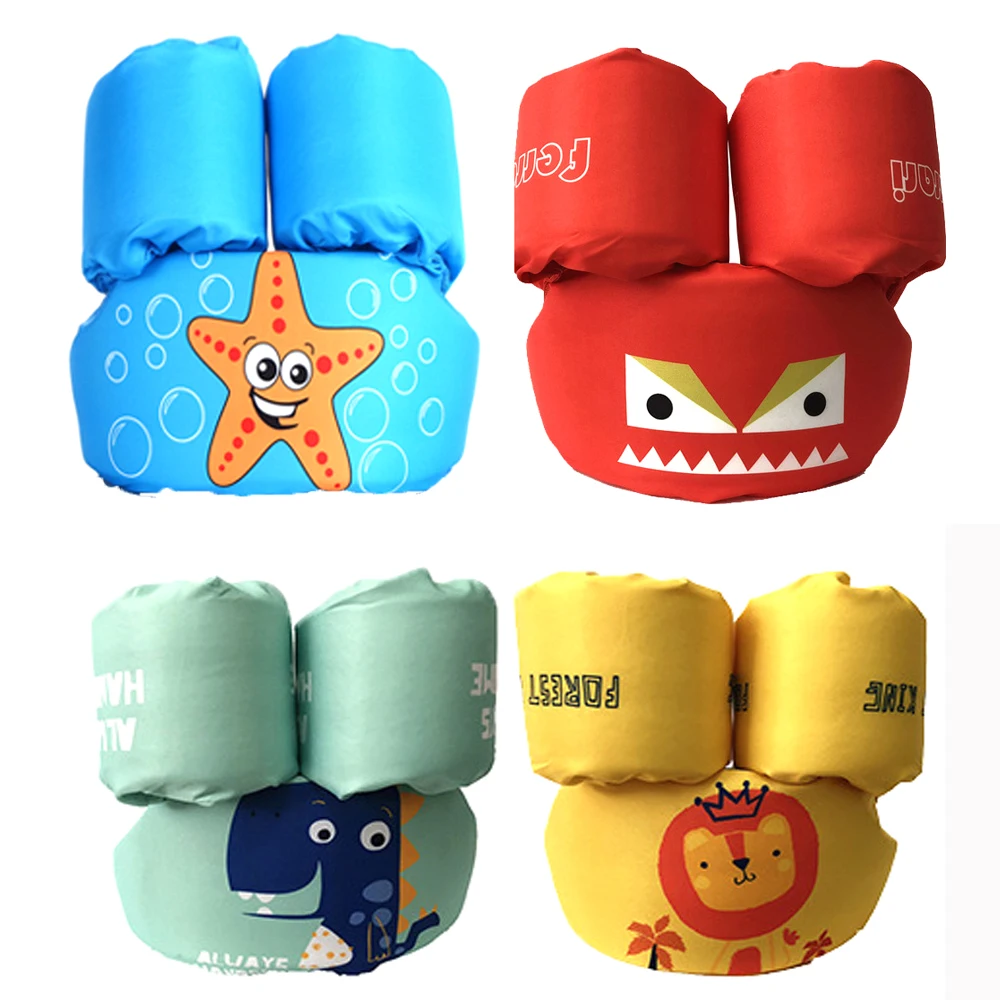 Children swim rings Foam Cartoon life vest baby floats safety jacket Pool Water Lifejacket kid Swimsuit Swimming Lifevest | Спорт и