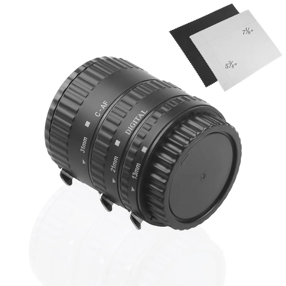 Capsaver MET C4 пластиковый Автофокус AF Макро Удлинитель кольцо для Canon EOS макро линзы