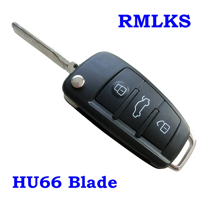 3 кнопки складывающийся дистанционный флип чехол для автомобильного ключа