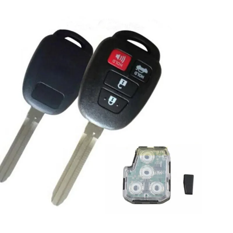 

Wilongda Car Key 3+1 Button Remote Key 314MHZ with G chip For Toyota Remote Key