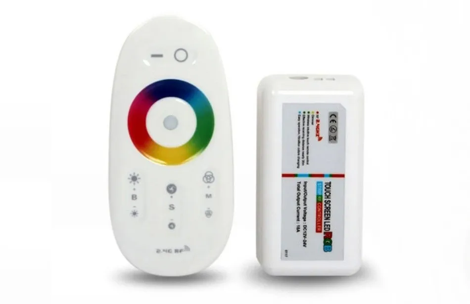 Milight music wifi led rgb контроллер 24key/44key ИК-пульт и 2,4G 72W Беспроводная RF Сенсорная панель диммер для 3528 5050 rgb светодиодная лента