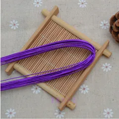 Purple as picture 50 шт./лот#24 обычно используется железная проволока для DIY нейлон цветок Ронде цветок материал Свадебный Декоративный цветок поставка цветочный провод - Цвет: Purple as picture