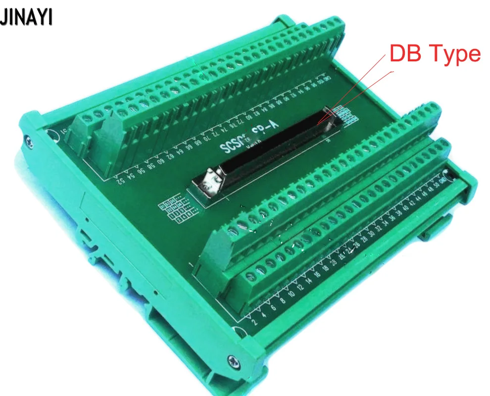 SCSI100 SCSI 100 Pin DB тип блока разрывная клемма адаптер для печатной платы Коннектор с