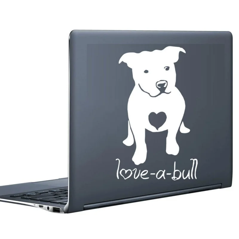 1 шт. автомобильные наклейки Love A Bull Pitbull наклейка водонепроницаемая
