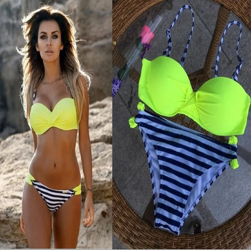 Бикини 2017 Новый сексуальный женский купальник Бразильский бикини пляжный