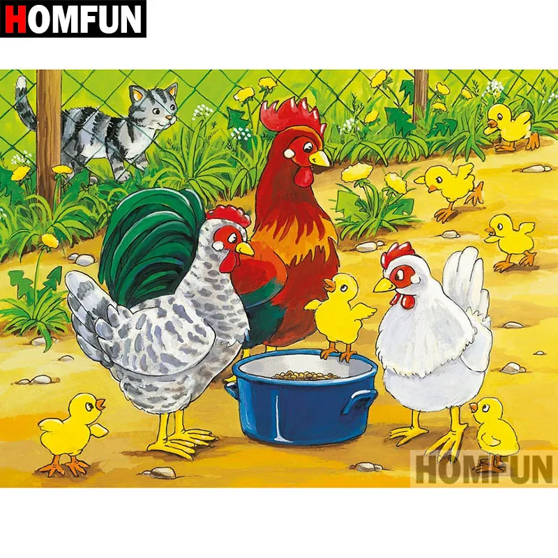 Алмазная 5D картина HOMFUN сделай сам полноразмерная/круглая вышивка член из