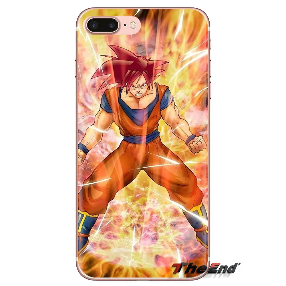 Для Xiaomi Redmi 4A S2 Note 3 3S 4 4X 5 Plus 6 7 6A Pro Pocophone F1 мягкие прозрачные чехлы DRAGON BALL Z Super Saiyan God