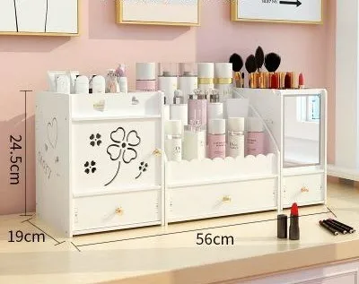 Style 8 Пластиковая коробка для хранения косметики для домашнего рабочего ящика, зеркальный комод, коробка для хранения, держатель для макияжа, уход за кожей, ювелирные изделия, органайзер для помады - Цвет: Style 8