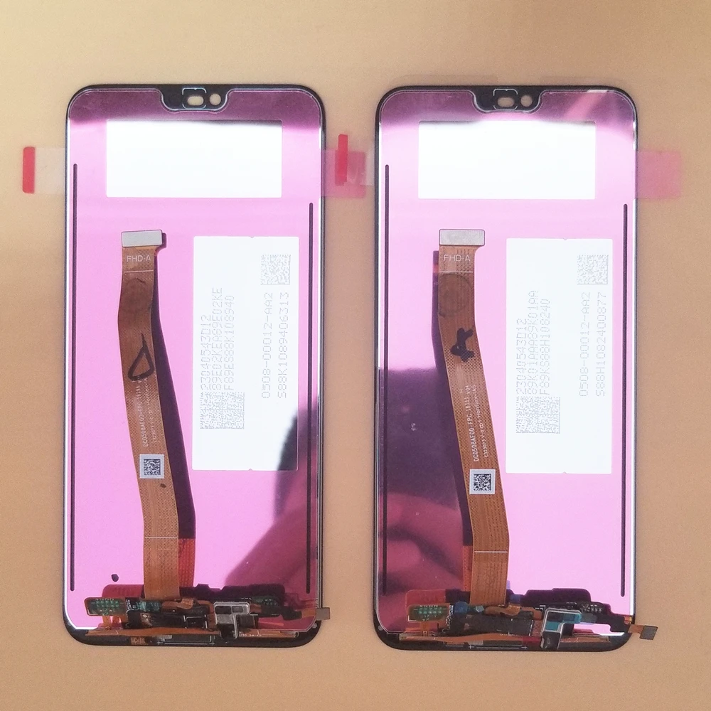 Оригинальный ЖК-экран с отпечатком пальца для huawei honor 10 ЖК-дисплей + кодирующий