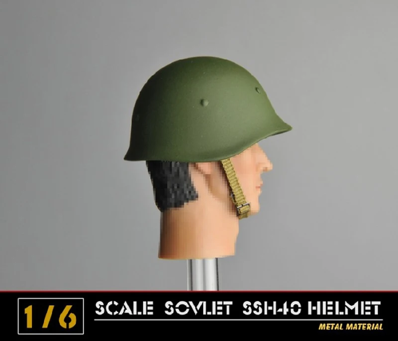 1/6 масштаб Второй мировой войны Советской Армии солдатской металлический шлем