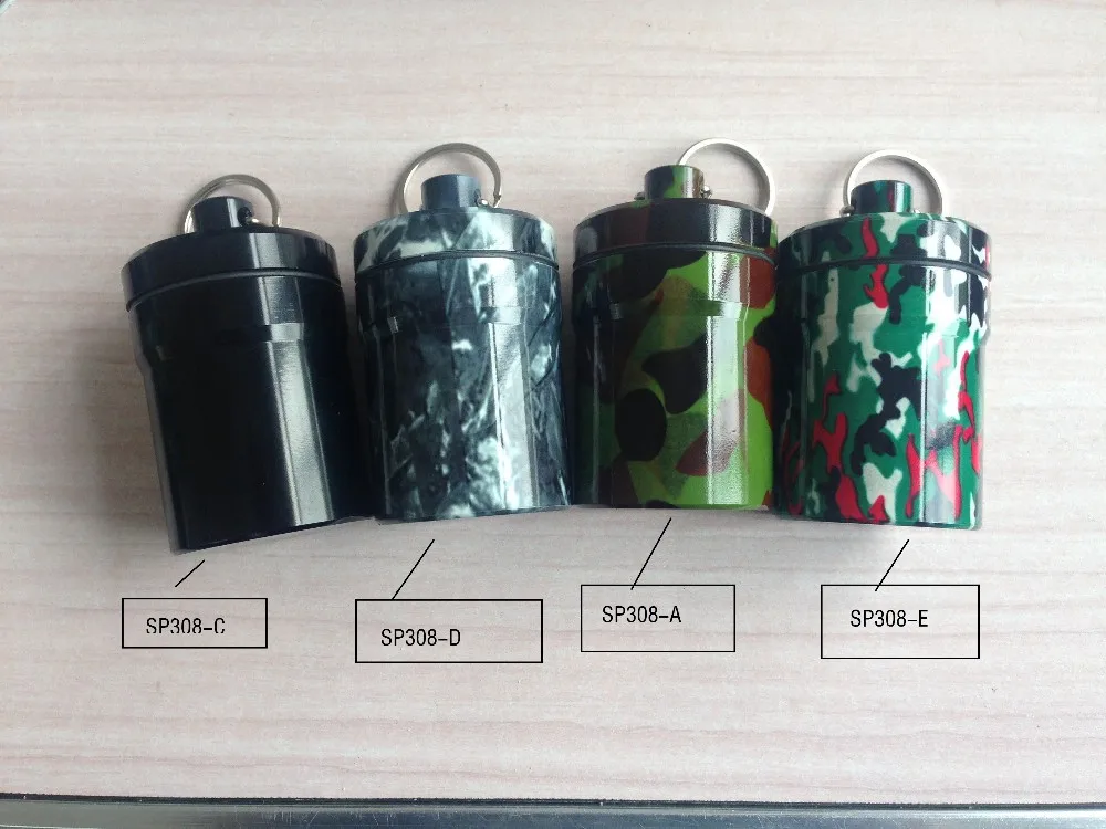 Алюминиевый держатель для таблеток брелок коробка с кольцом 3 0 см|keychains free shipping|box