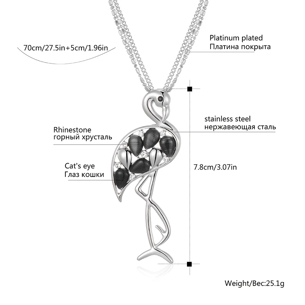 Женское длинное ожерелье с крупными кристаллами золотое розовым опалом |